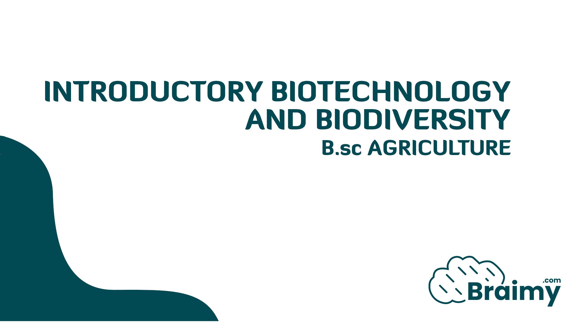 Learn Introductory Biotechnology and Biodiversity with Rahul