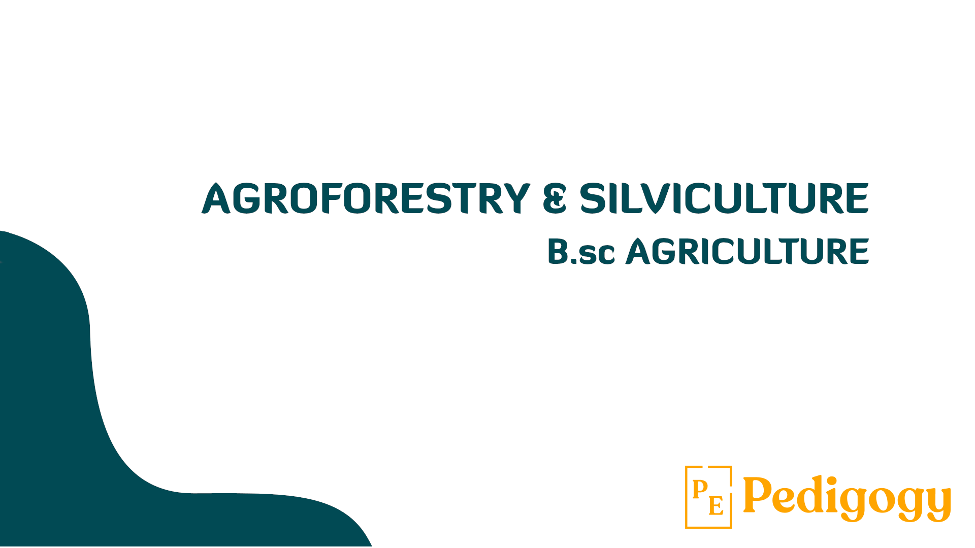 Learn Agroforestry with Rahul